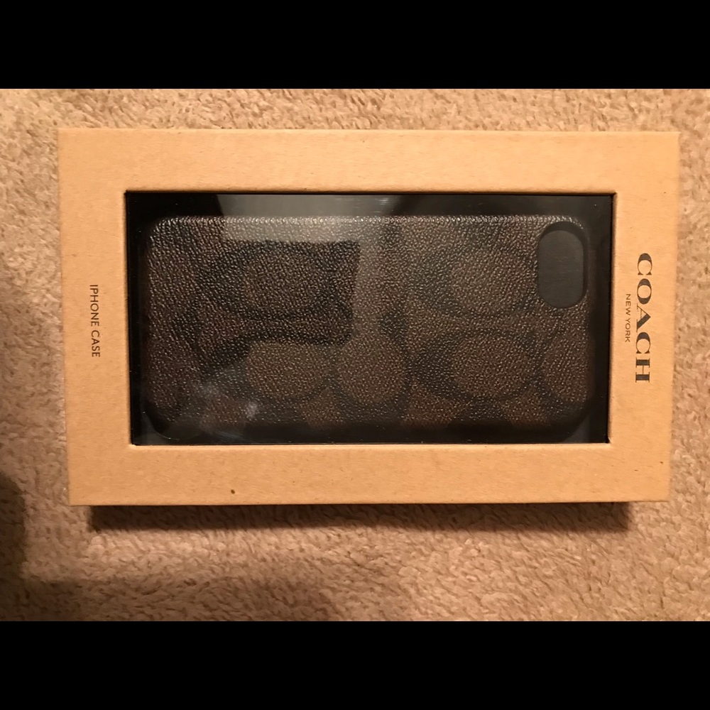 Authentic Coach IPhone 6/7/8 phone case